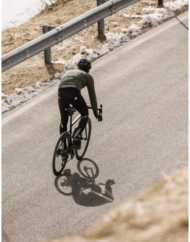 Maillot manga larga lana merino ciclismo NORMANDIA_E
