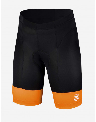 cuissard cyclisme enfant SVEN noir/orange