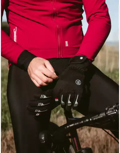 Warm Fahrradhandschuche Winter ALPHA