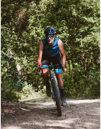 Men's cycling sleeveless jersey GAVIA