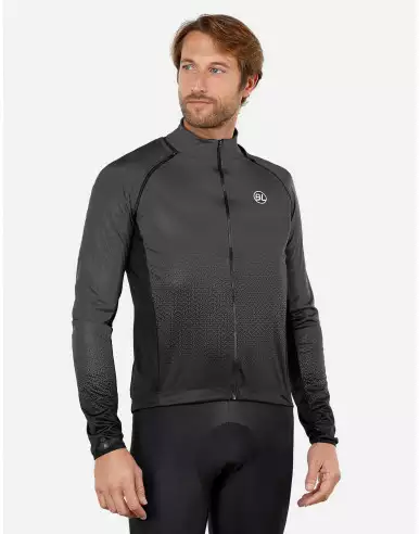 Maillot cyclisme coupe-vent manches...