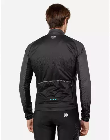 Maillot cyclisme coupe-vent manches...