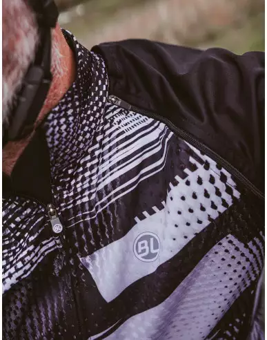 Maillot cyclisme coupe-vent manches...