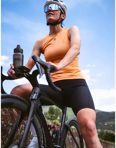 Maillot ciclismo mujer sin mangas...