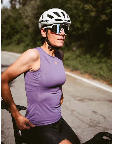 Maillot ciclismo mujer sin mangas...