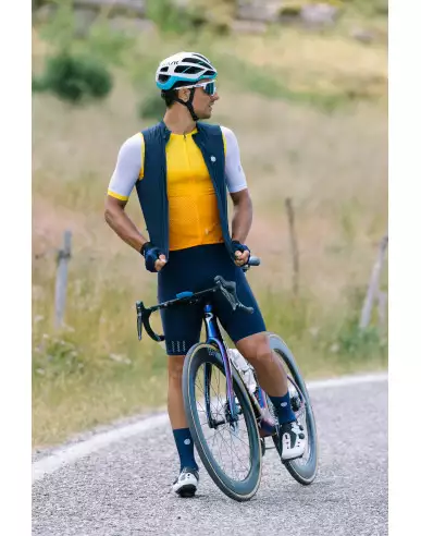 Gilet ciclismo uomo antivento e...