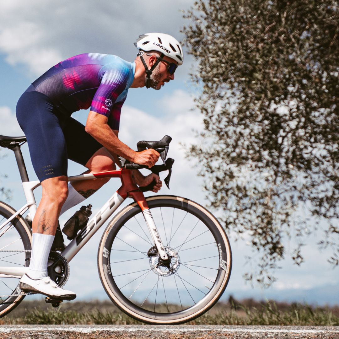 Set Ciclismo Donna Professionale - Maglia Maniche Lunghe E Pantaloni Con Cuscino 3D Per MTB E Corsa - Foto 4