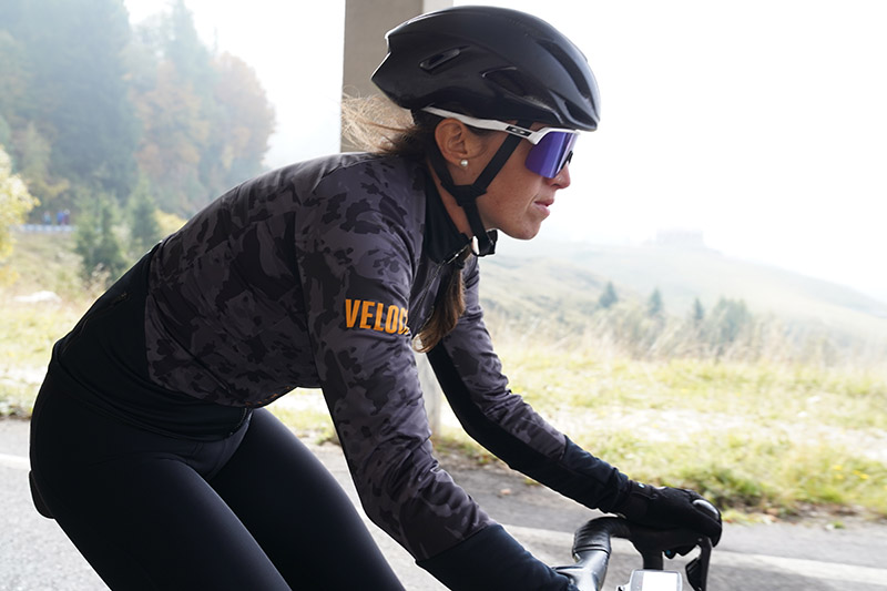 Giacca invernale ciclismo donna IMPULSO nera Bicycle Line BL