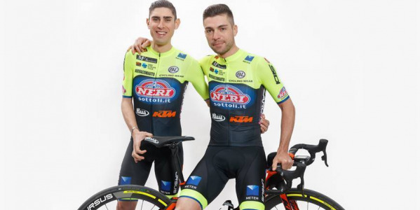 Le nouveau maillot 2019 de l'équipe Neri-Selle Italia-KTM